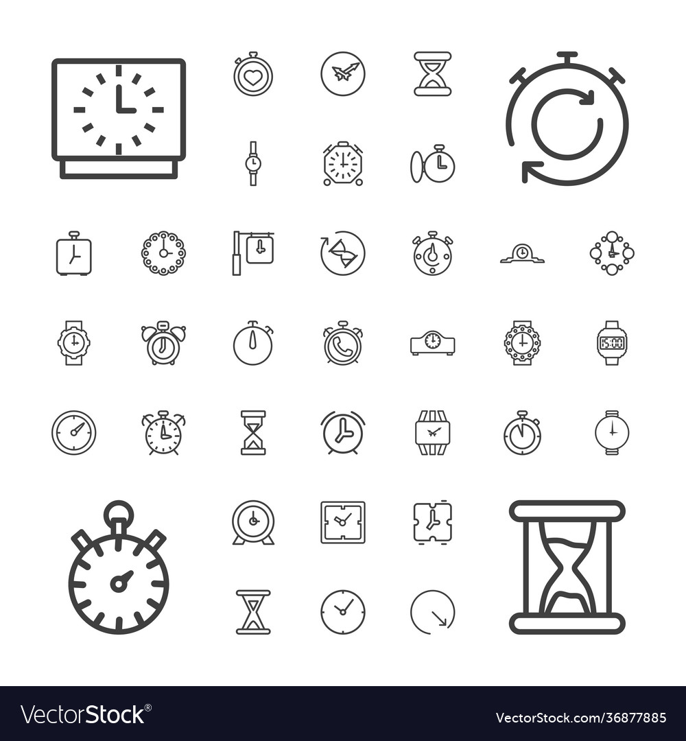 Timer icons