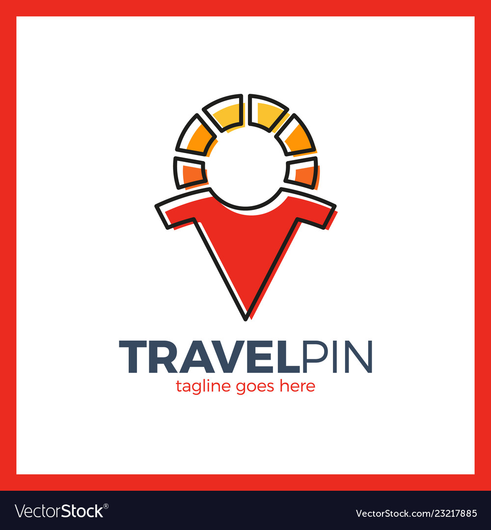 Travel sun men place - sunny pin