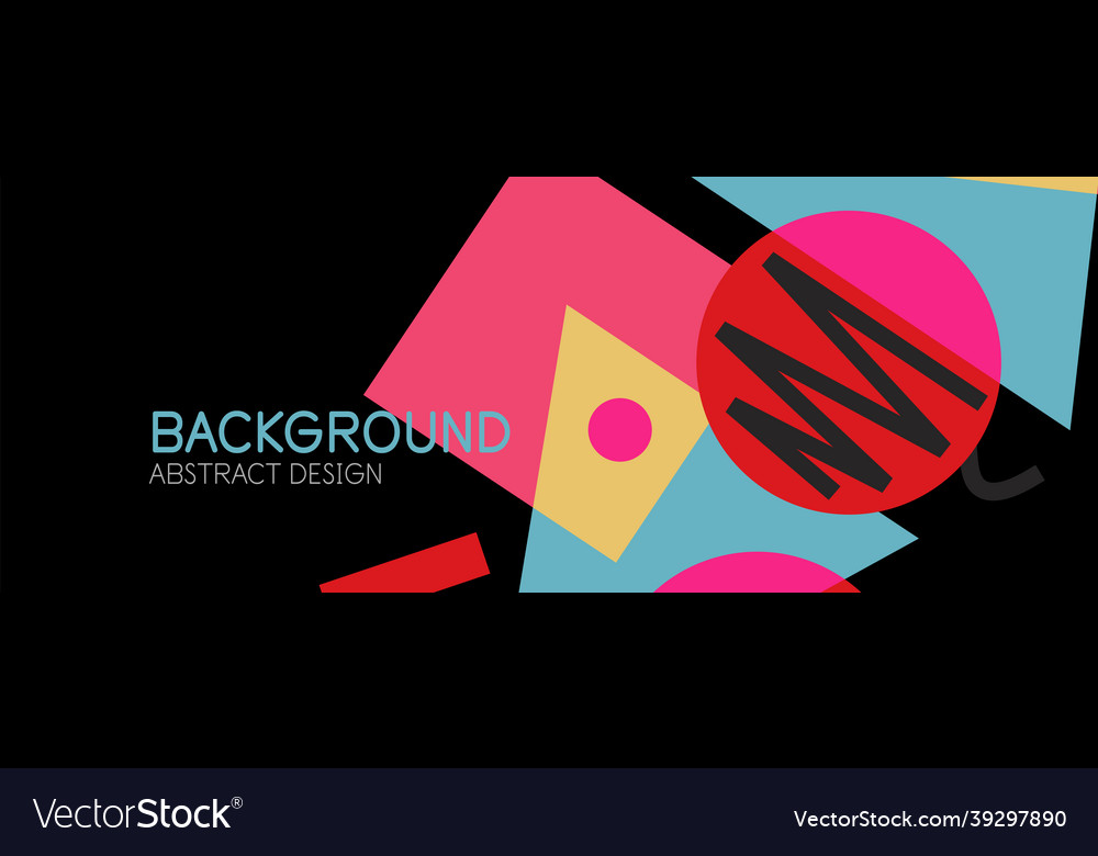 Abstract background blocks lines triangles