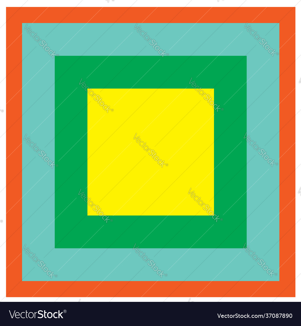 Random overlapping squares pattern background vector image Random overlapping squares pattern background