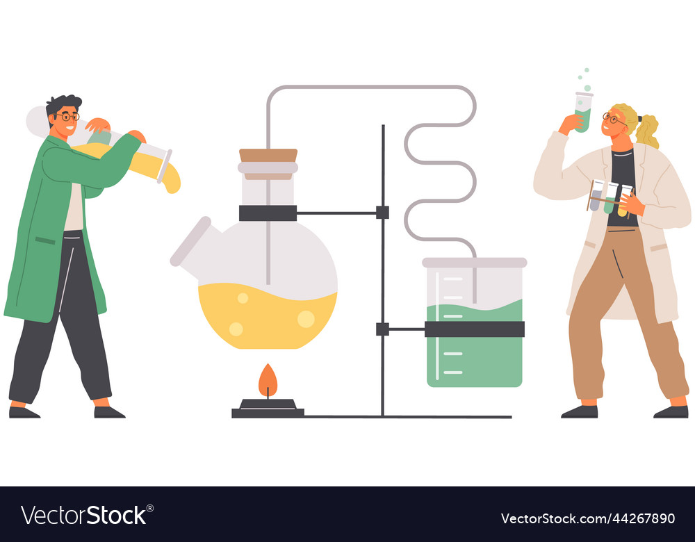 Scientist Analyzing Laboratory Sample