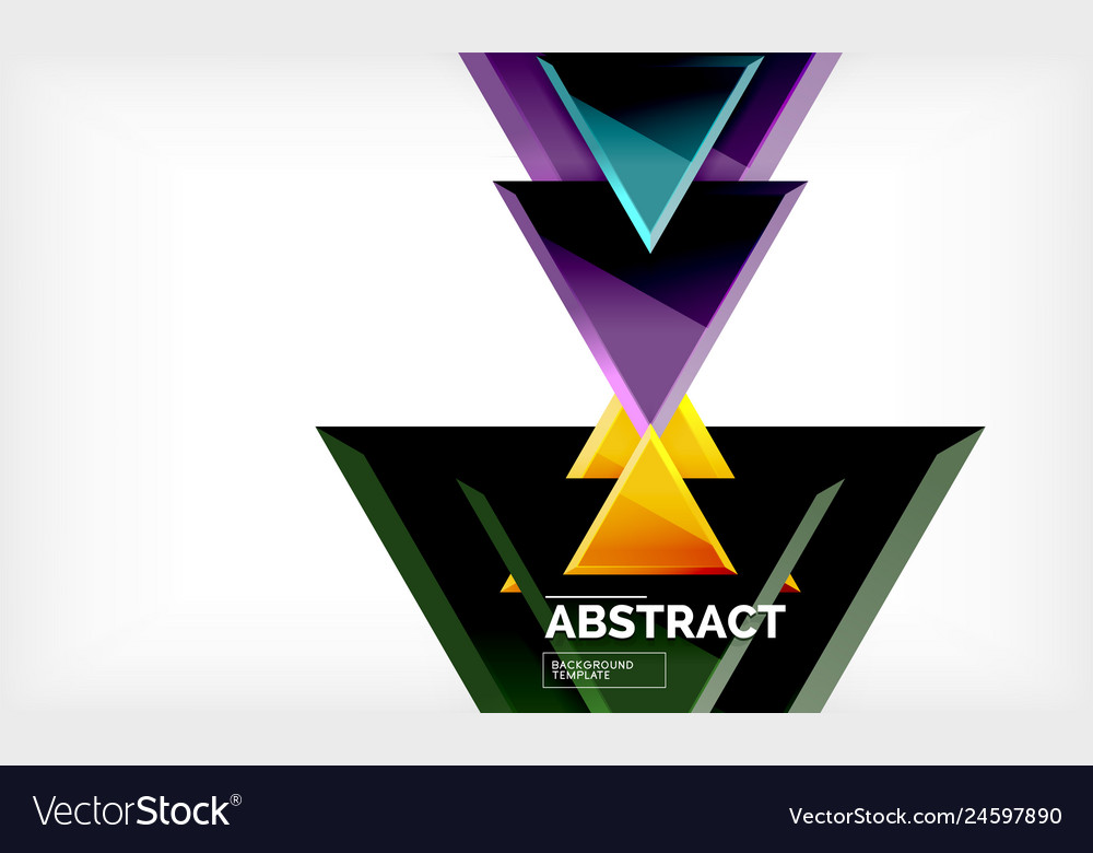 Triangular low poly background design