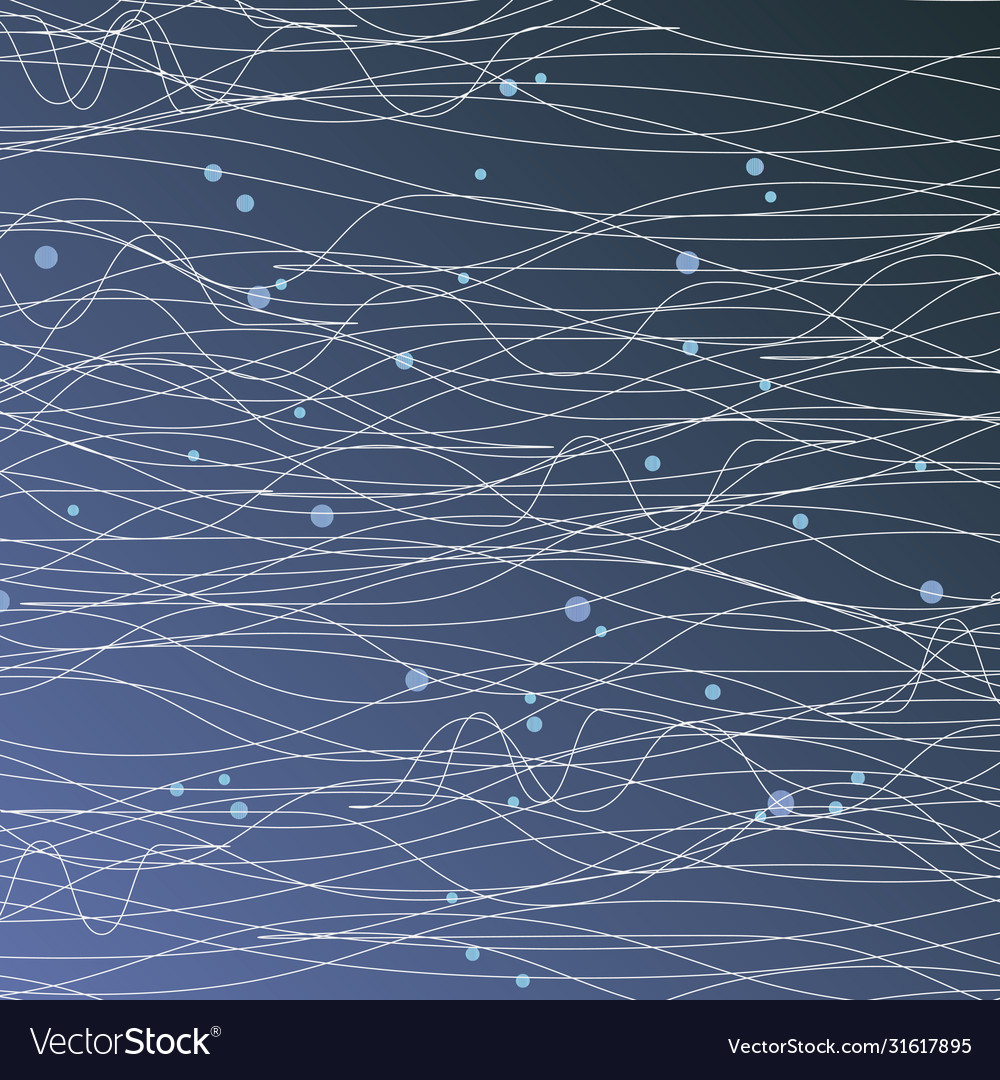 Abstract wavy background with curved lines vector image Abstract wavy background with curved lines