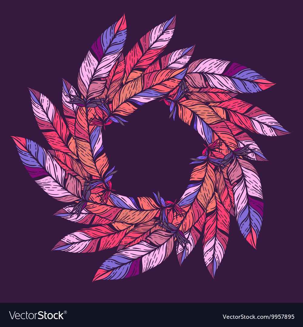 Color circular pattern round kaleidoscope