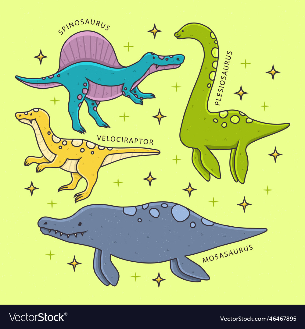 Dinosaur Name Element Set