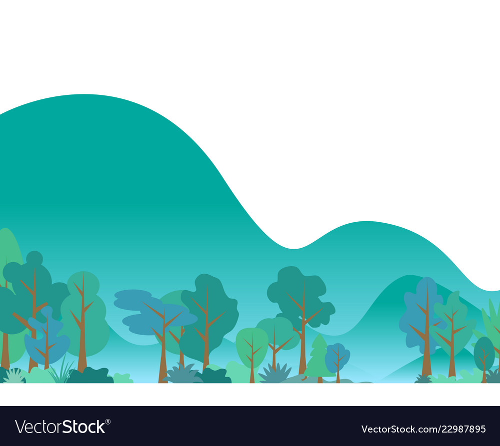 Flat leaves background template design