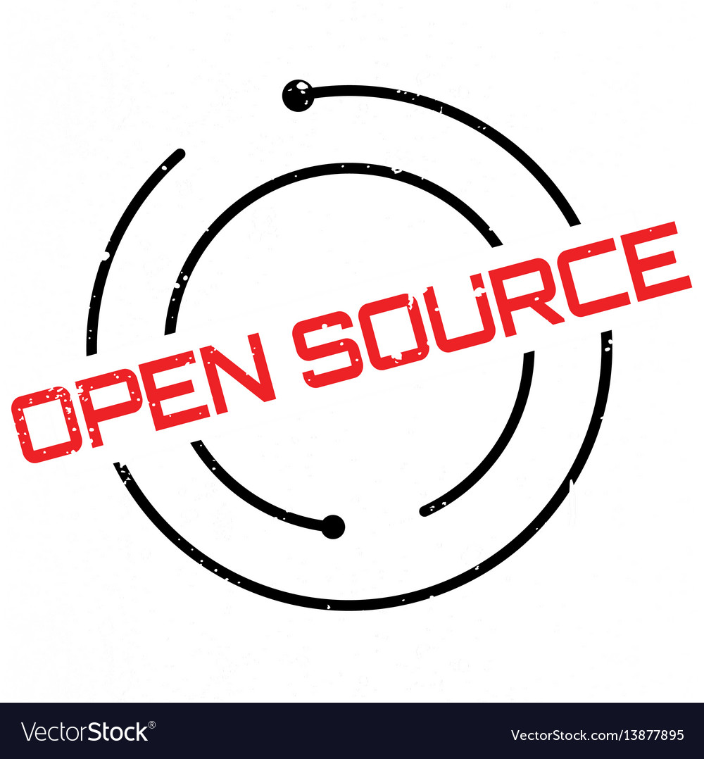 Open Source Gummistempel