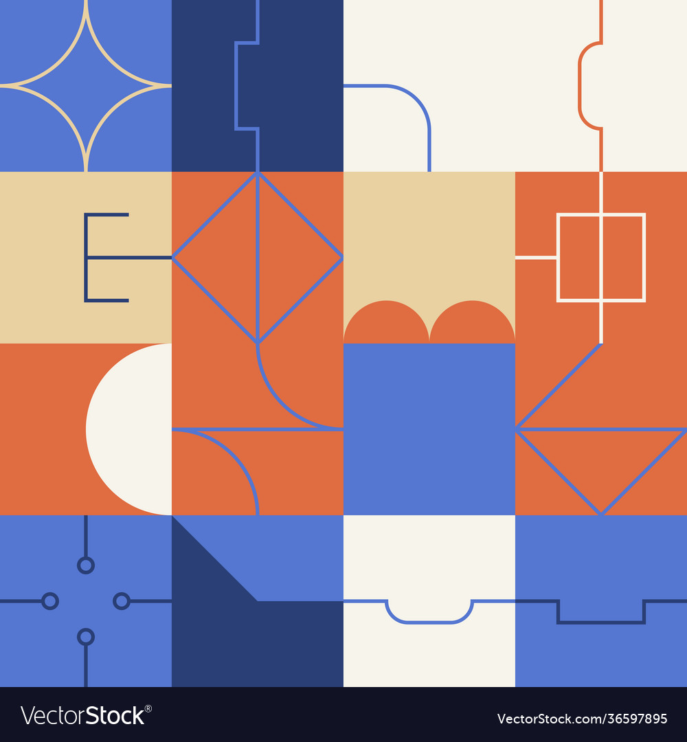 Techno abstract pattern design