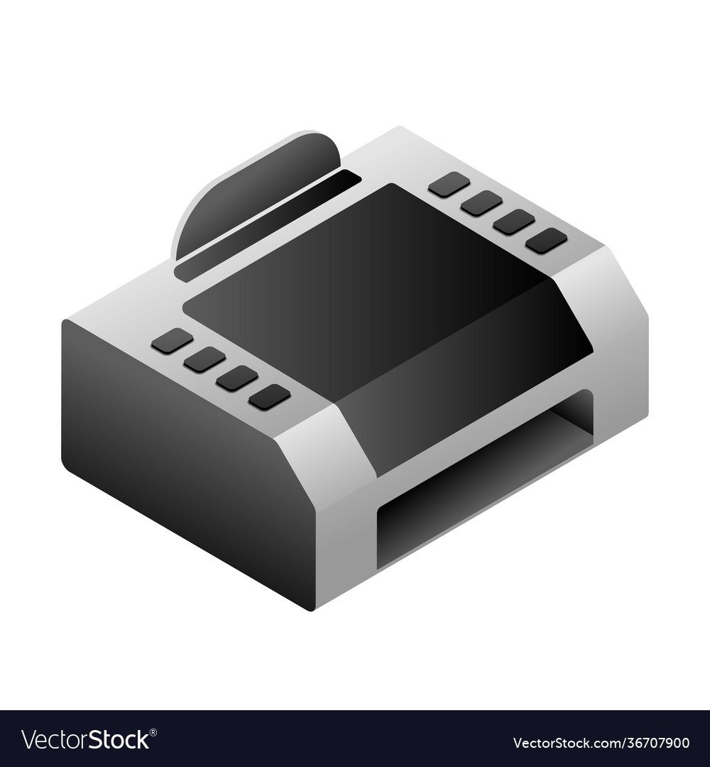3d printer element in black and grey color