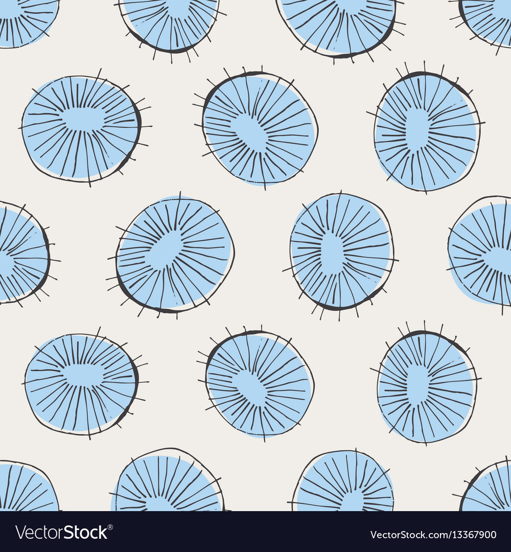 Abstract circles seamless pattern vector image Abstract circles seamless pattern