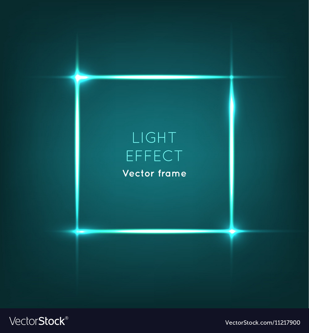 Download Frame Light Effect on Dark Blue Background Vector Image