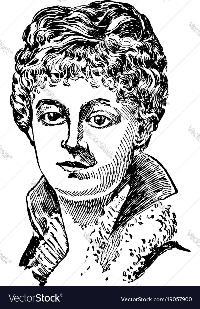 Helena modjeska vintage Royalty Free Vector Image