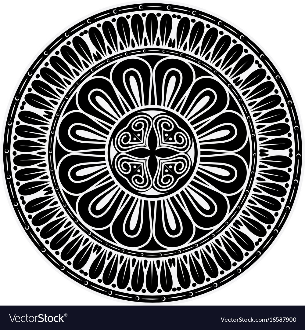 Mandala spiritual symbol Royalty Free Vector Image