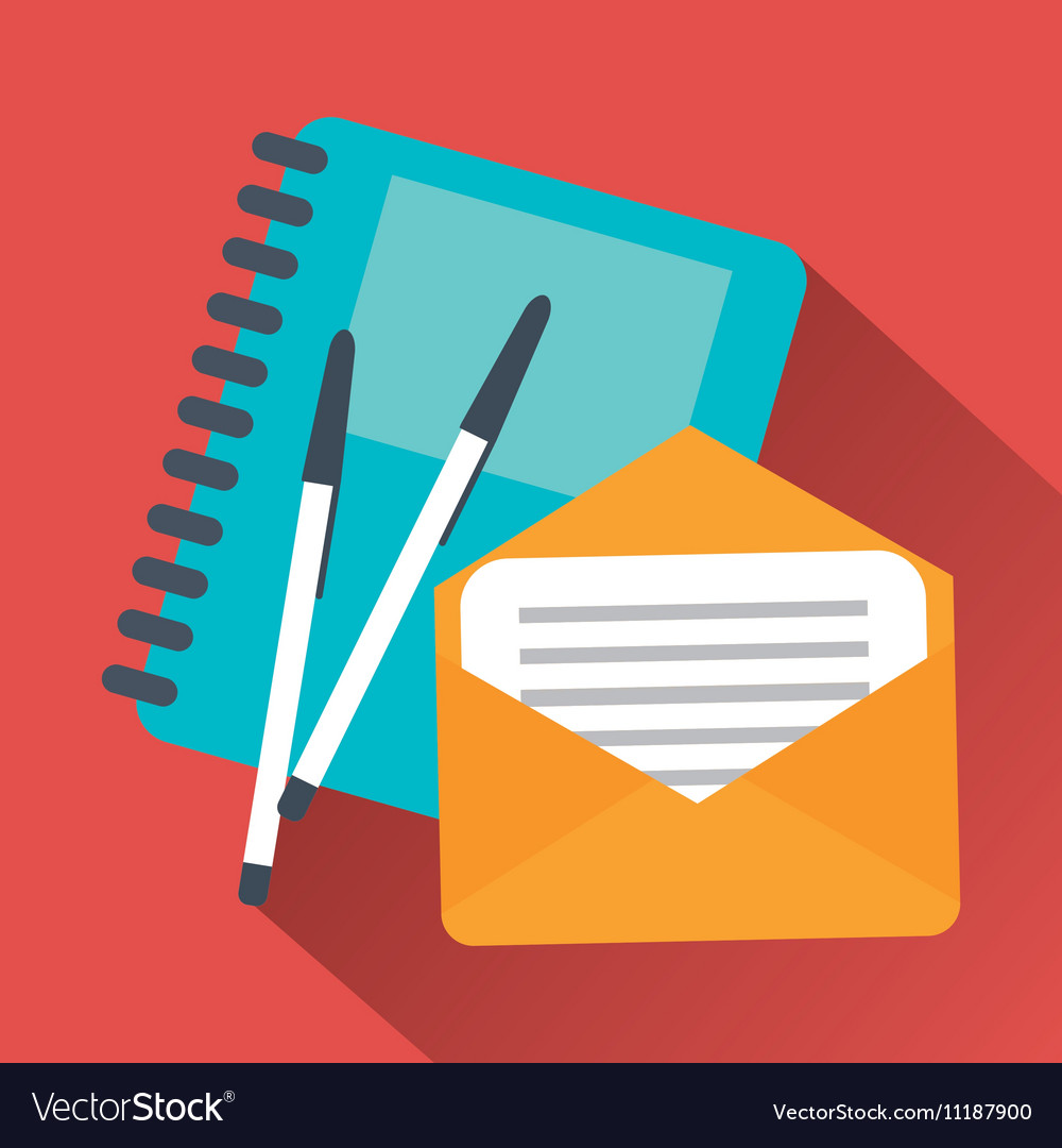 Notebook envelope and pen design