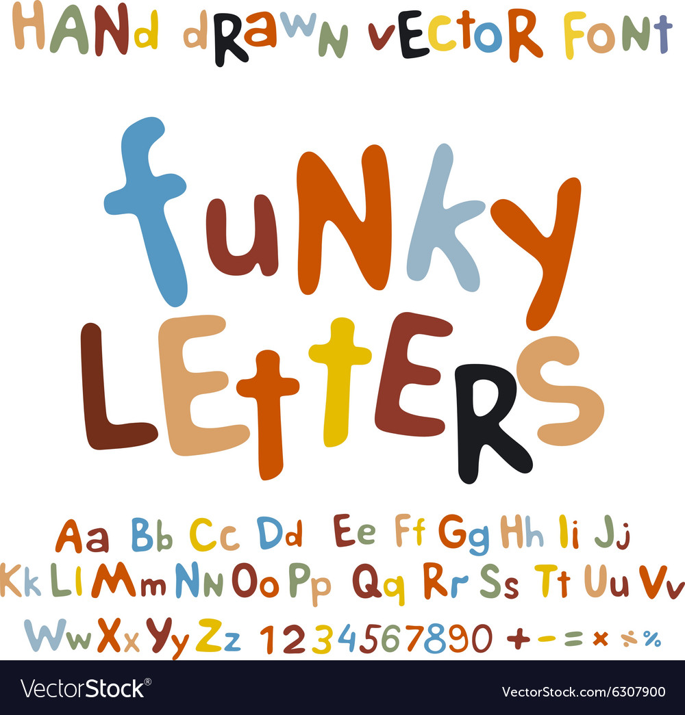 Playful ABC Kids Font - Colorful Letters