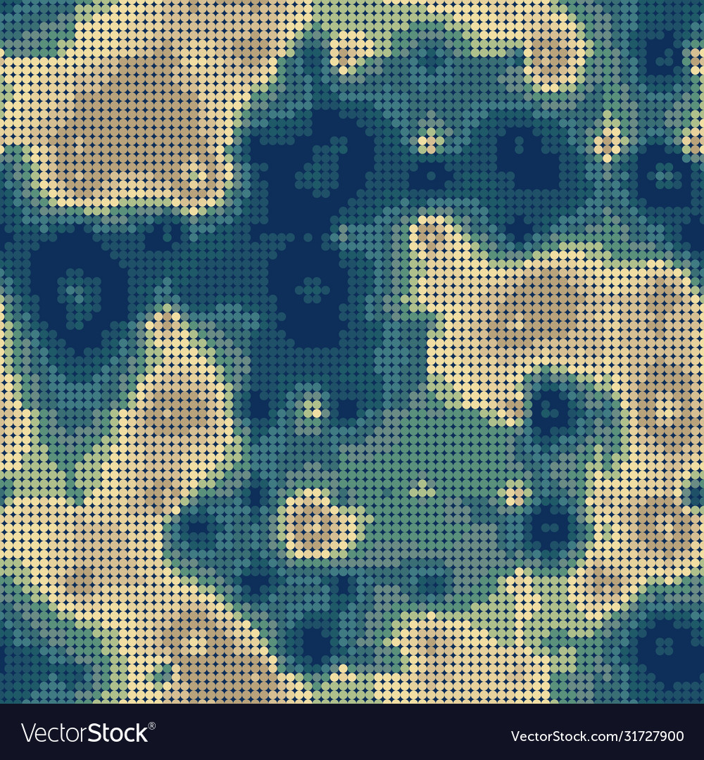 Seamless urban camouflage pattern the pixel