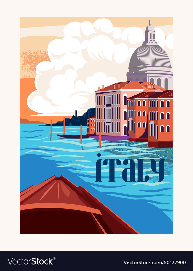 Travel destination poster