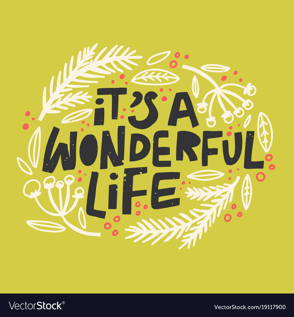 Wonderful Life Christmas Phrase