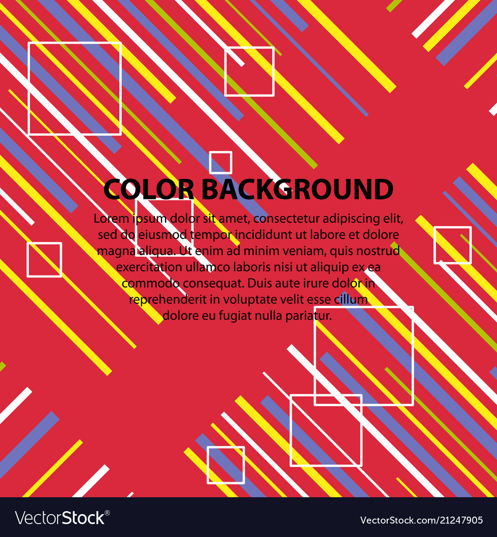 Abstract geometric pattern and background vector image Abstract geometric pattern and background