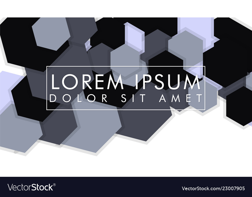 Abstract hexagon background