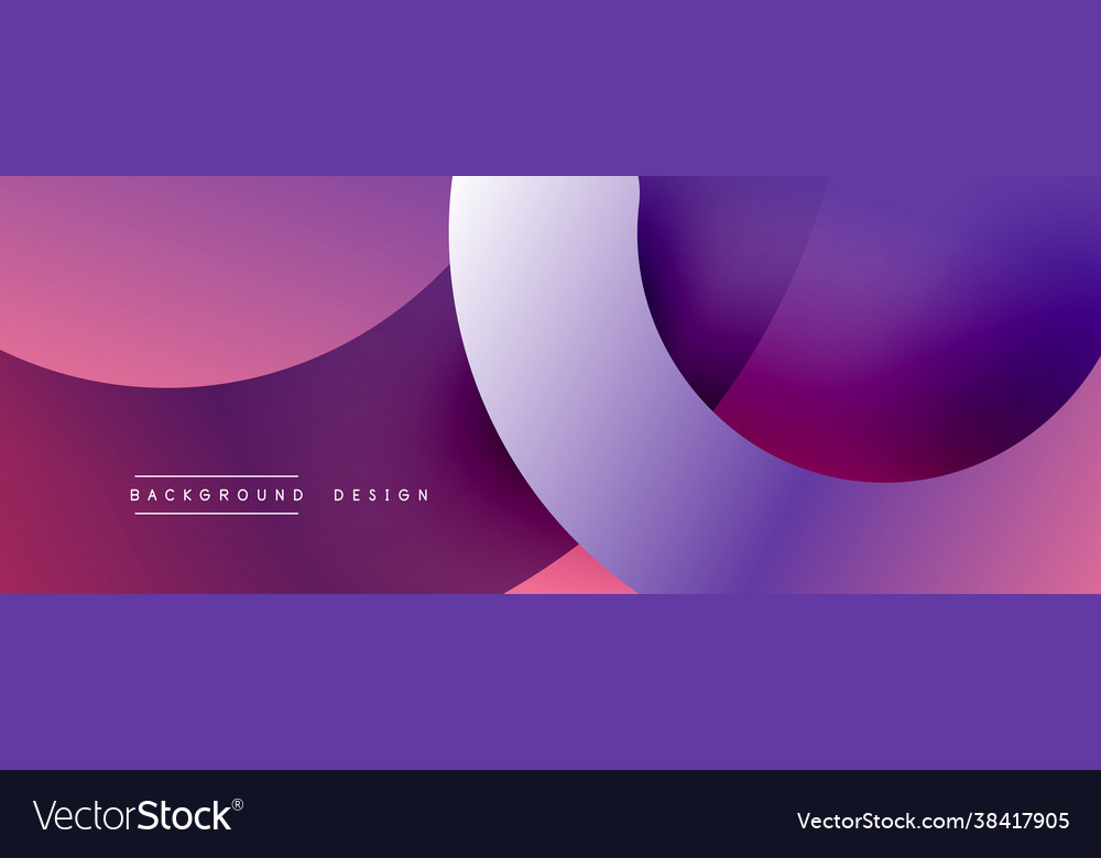 Abstract overlapping lines and circles geometric