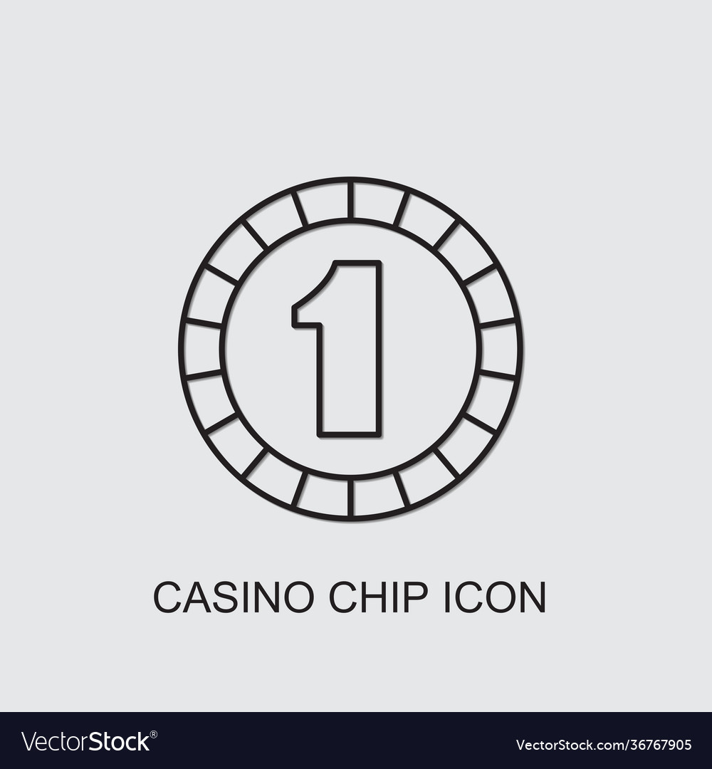 Casino chip icon