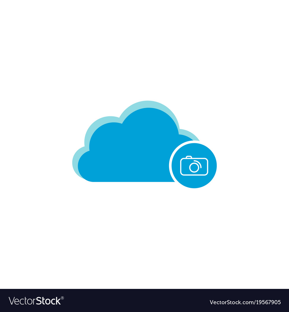 Cloud computing icon camera