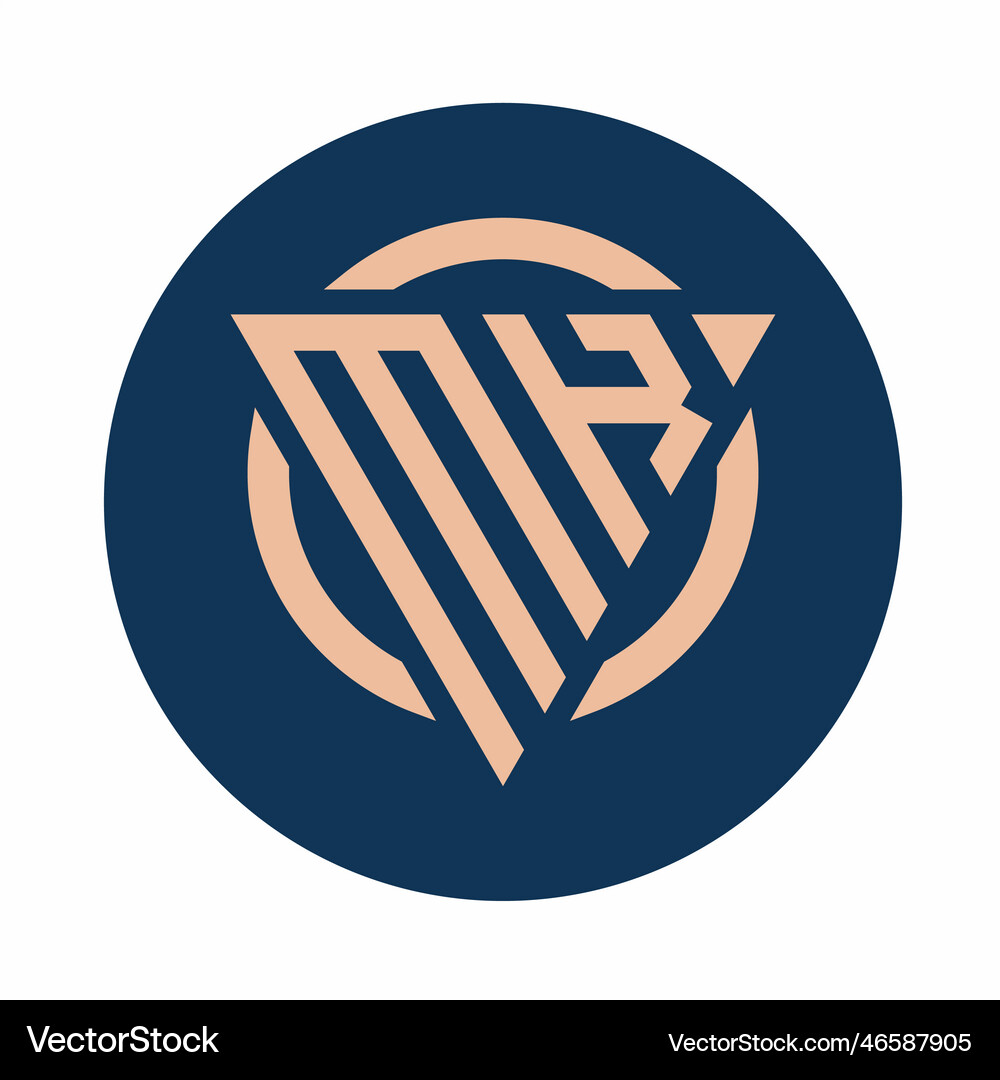 Creative simple initial monogram mk logo designs Vector Image