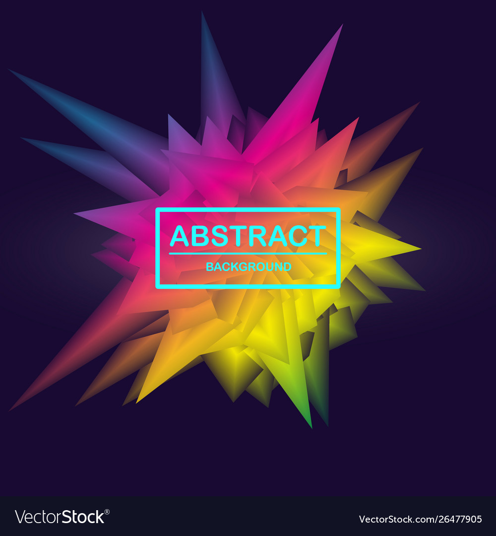 Dynamic abstract scattering particles background