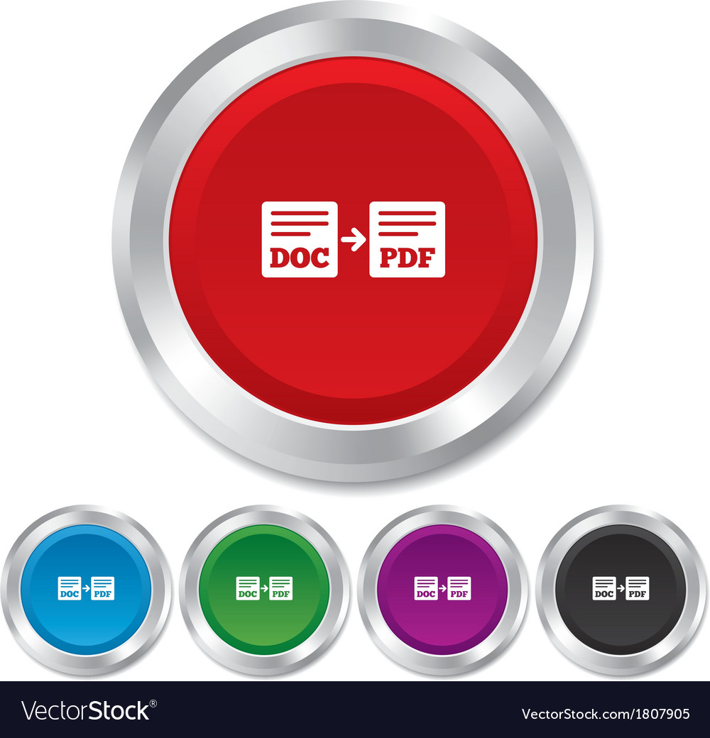 Export doc to pdf icon file document symbol