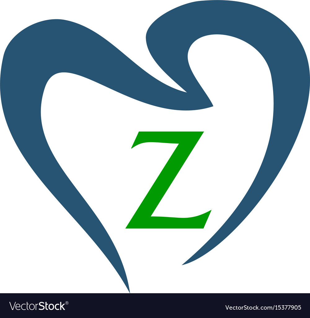 Healthy dental care letter z