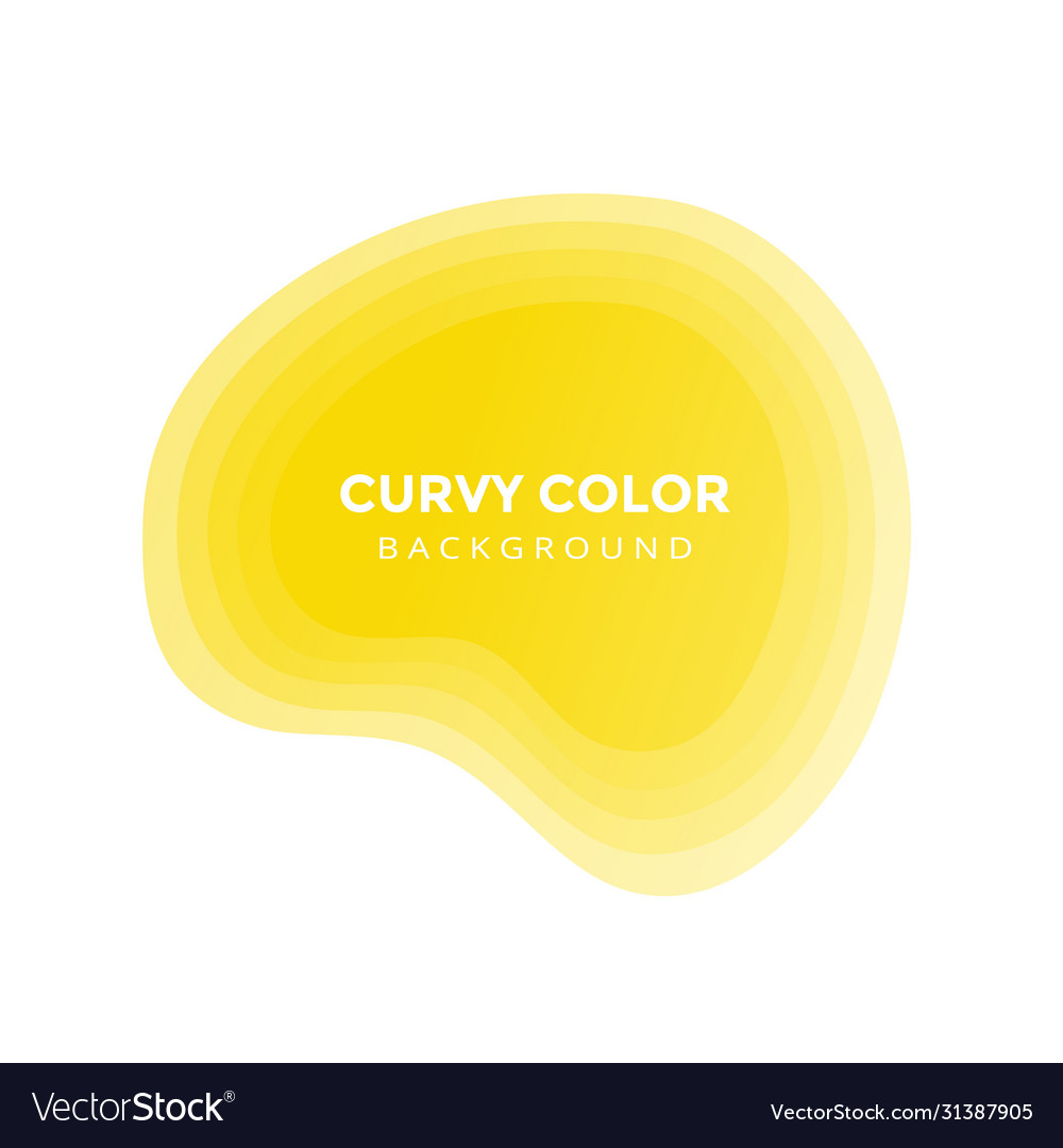 Modern liquid abstract blur blob element graphic