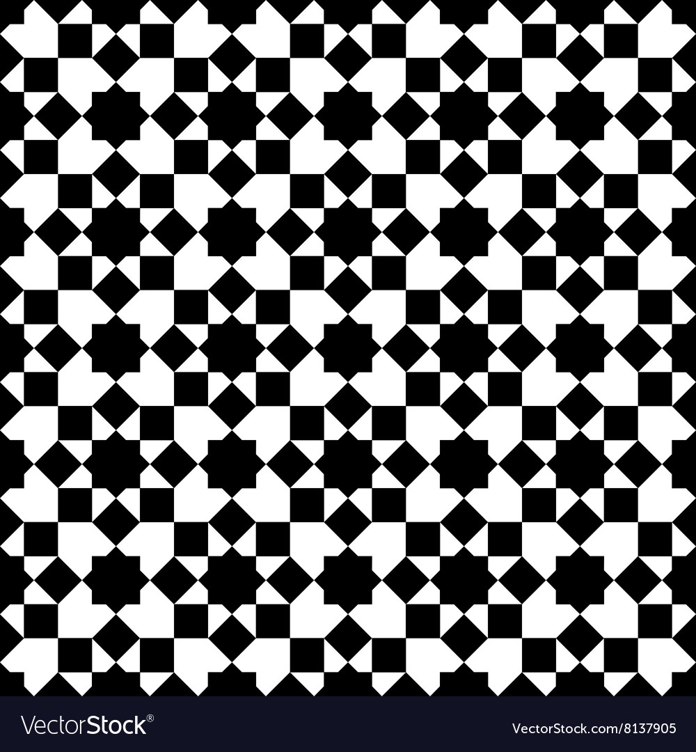 Moroccan mosaic seamless Royalty Free Vector Image