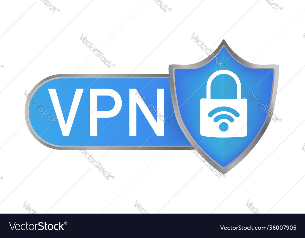 Secure vpn connection concept virtual private Vector Image Secure vpn connection concept virtual private