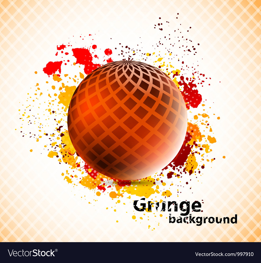 Background with sphere