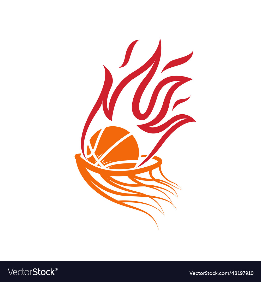 Basketball club logo badge image basketball club Vector Image