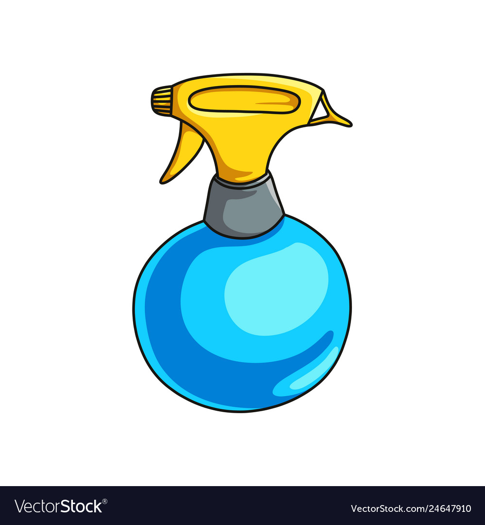 Bottle Of Professional Hair Spray Isolated On Vector Image