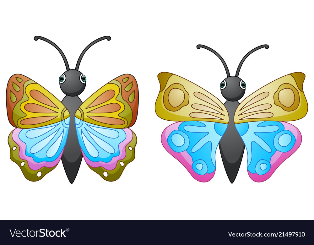 Süße Schmetterling Cartoon