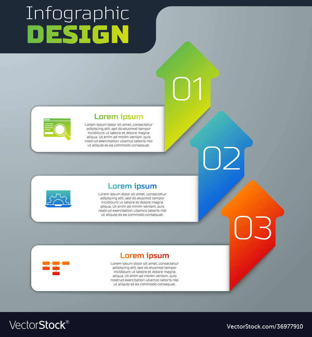 Set ui oder ux design web development and site map vector image Set ui oder ux design web development and site map