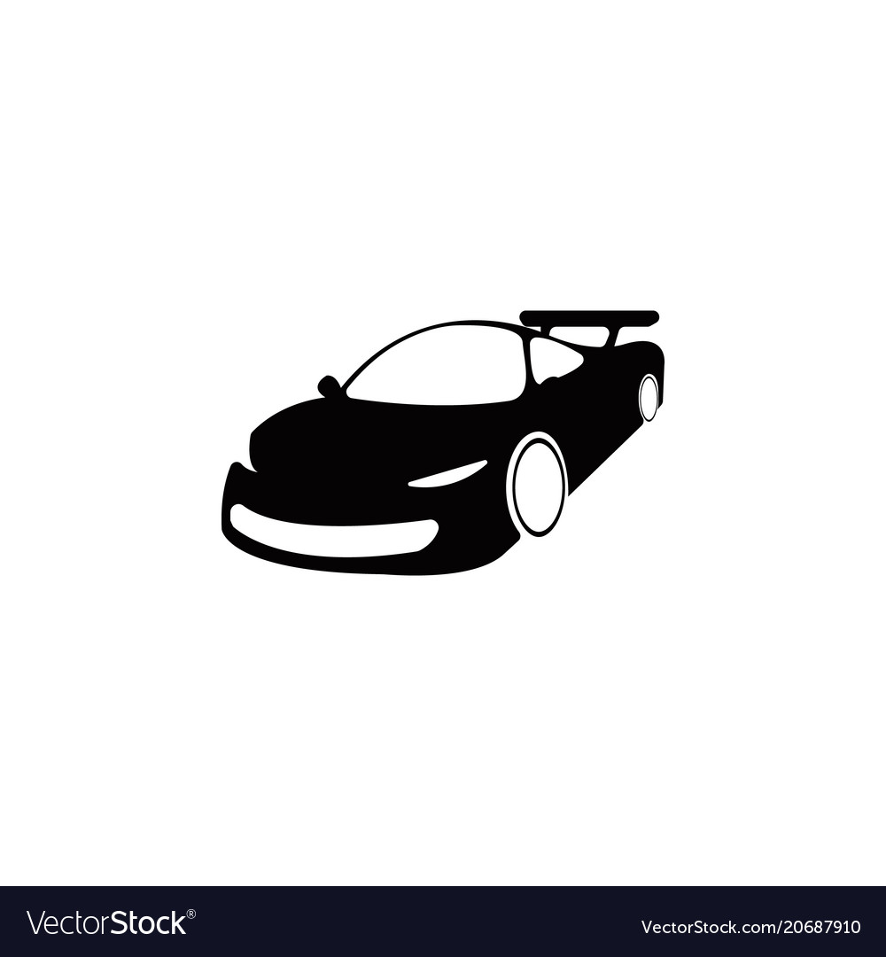 Racing Speed Car Icon. Car Type Simple Icon. Transport Element