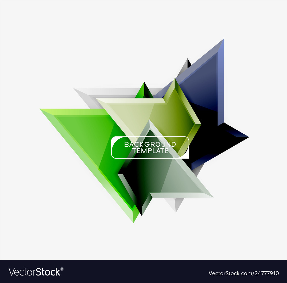 Triangular low poly background design Royalty Free Vector