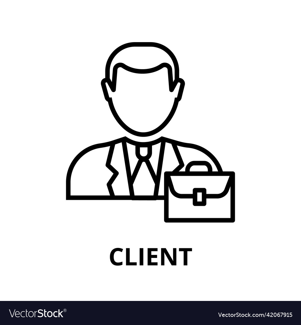 Client icon for graphic and web design