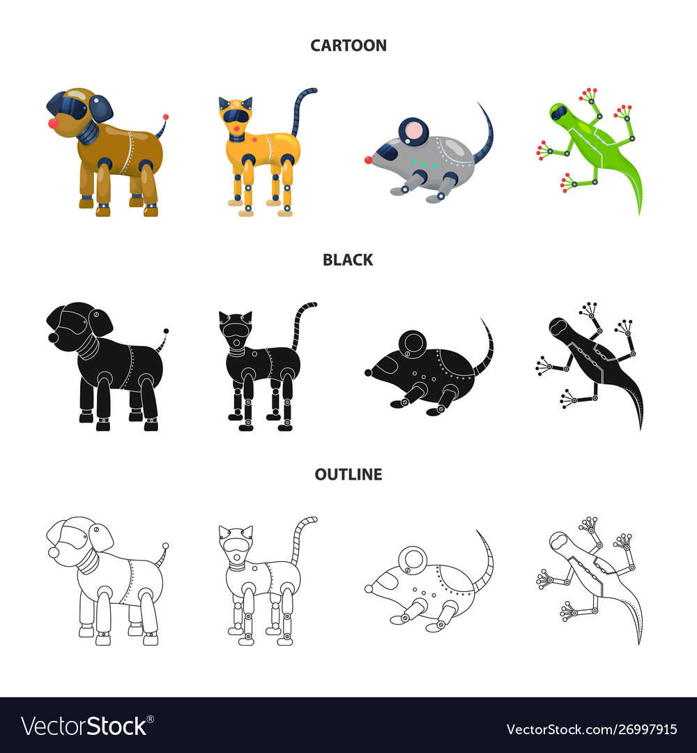 Isolated object toy and science icon set Vector Image Isolated object toy and science icon set
