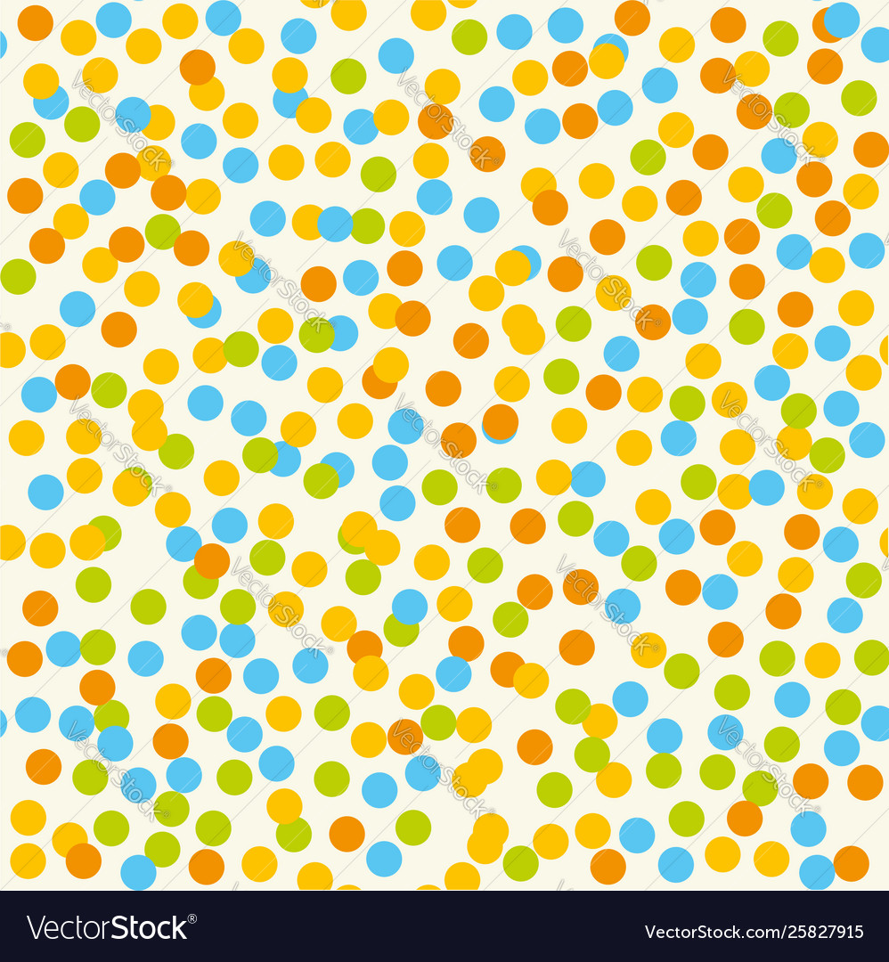 Seamless background with random dots pastel
