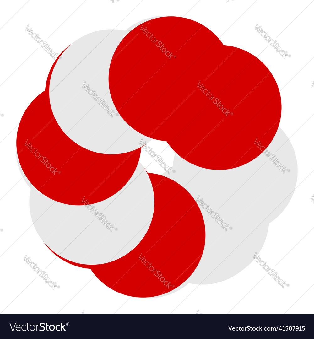 Shape symbol icon with abstract geometry vector image Shape symbol icon with abstract geometry