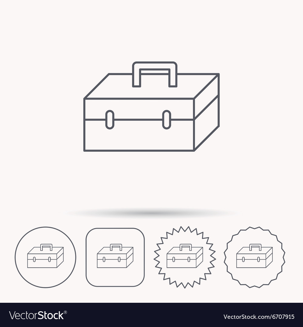 Werkzeugkasten Icon Reparatur-Instrumente Zeichen