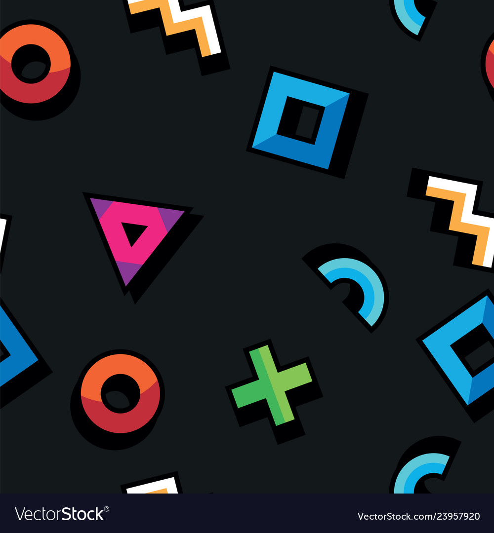 Abstract pattern in geometric style seamless