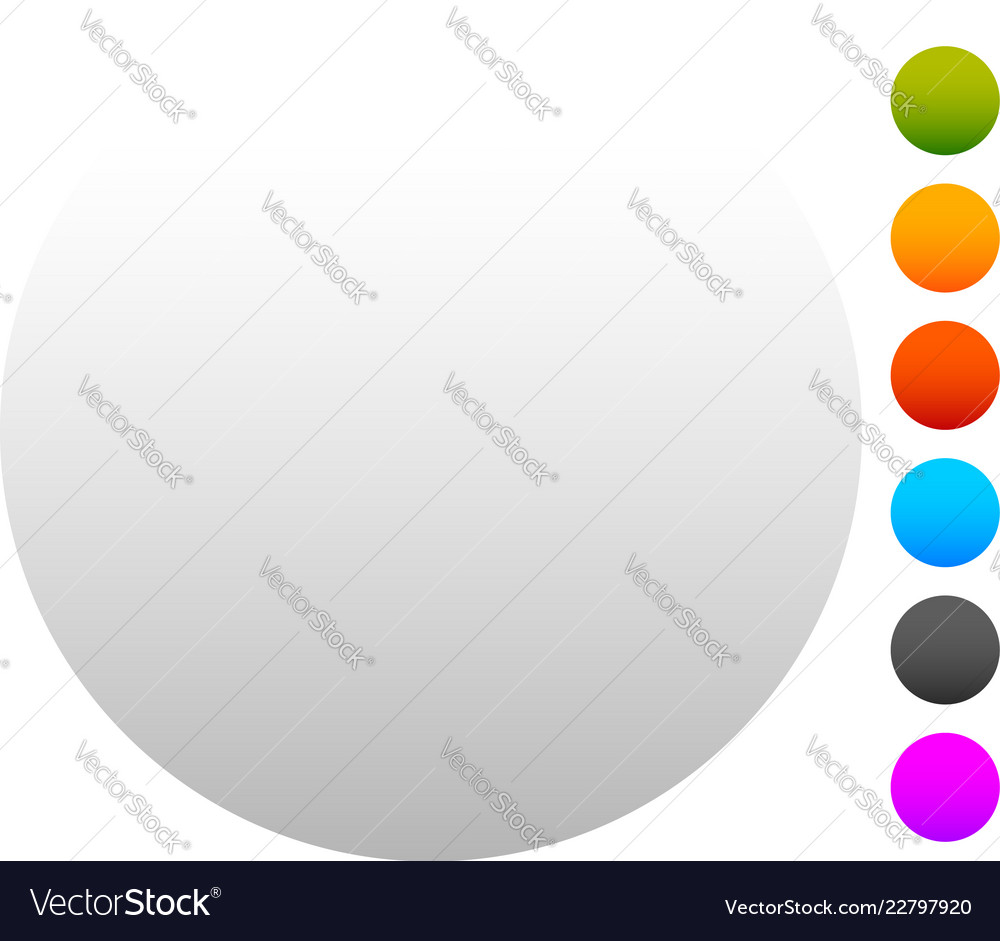 Circle empty button badge icon backgrounds