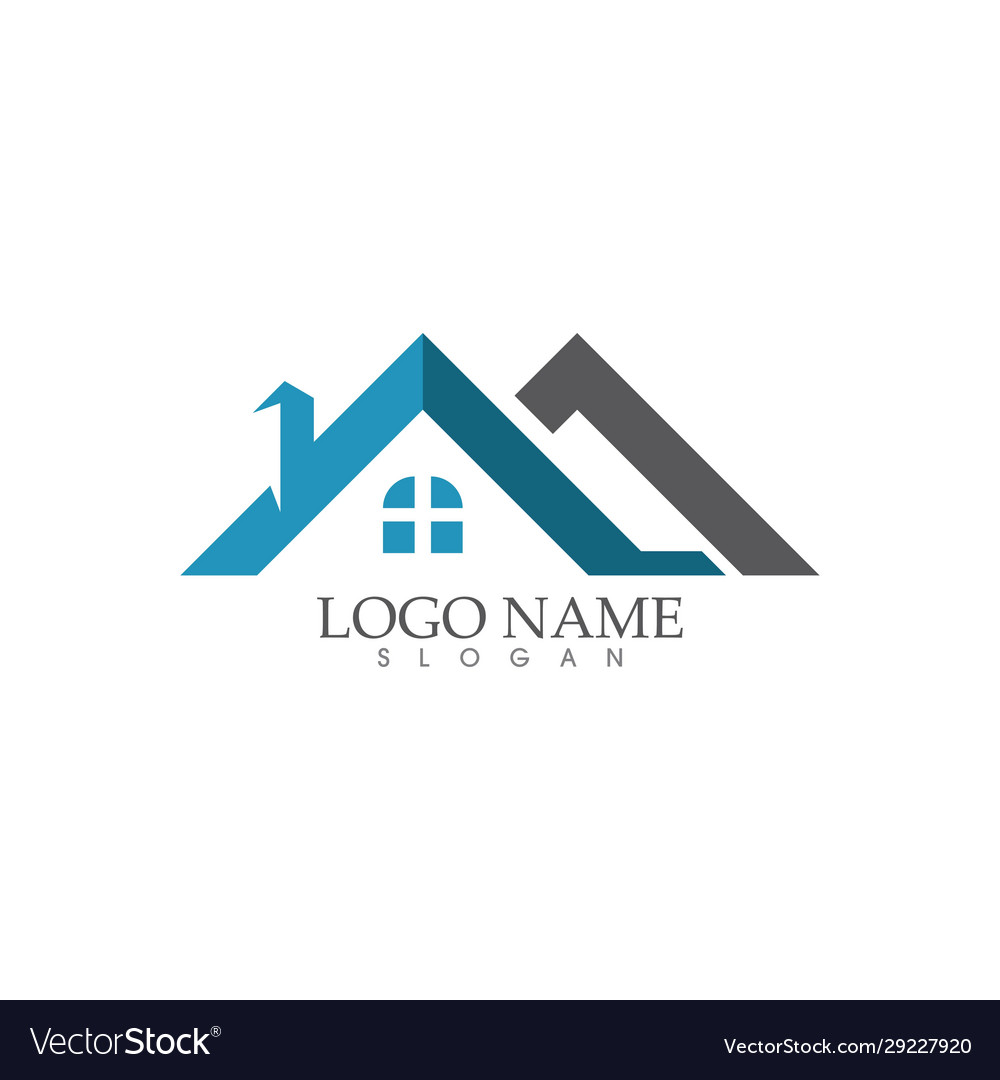 Home and house property and construction logo Vector Image