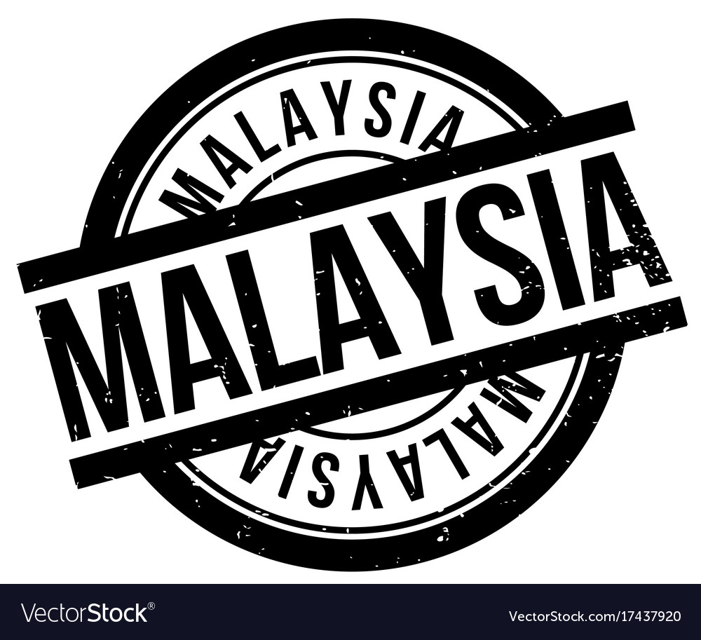 Malaysia Gummistempel